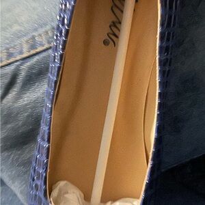 Bellini Textured Blue Flats